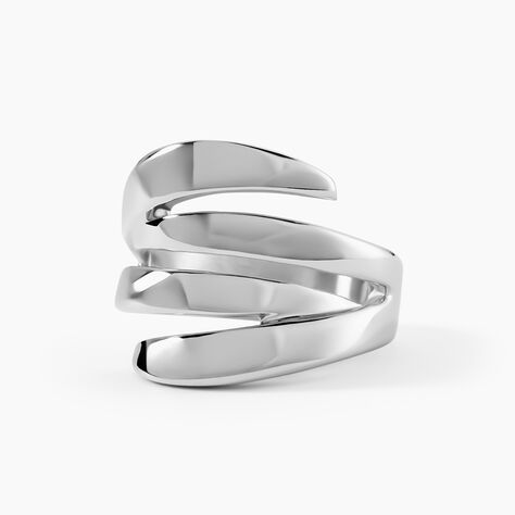 Bague Cleia Acier Blanc - Bagues fantaisie Femme | Histoire d&rsquo;Or