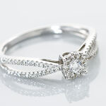 Bague Orphee Or Blanc Diamant - Bagues avec pierre Femme | Histoire d&rsquo;Or