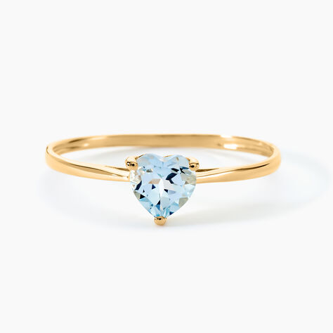 Bague Miyah Or Jaune Topaze - Bagues solitaires Femme | Histoire d’Or