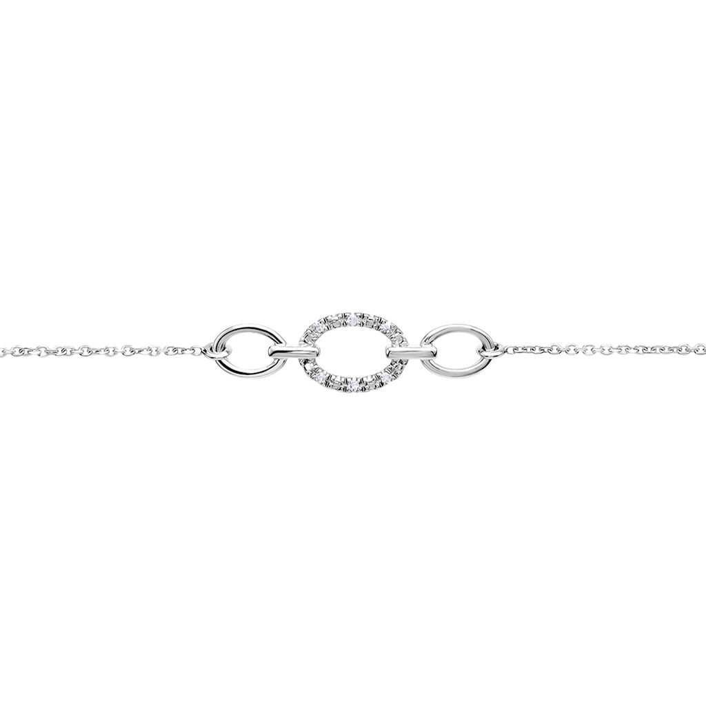 Bracelet Kristeen Or Blanc Diamant Blanc - Bracelets Femme | Histoire d’Or