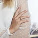 Alliance Julie Ruban Classique Or Rose - Alliances Famille | Histoire d’Or