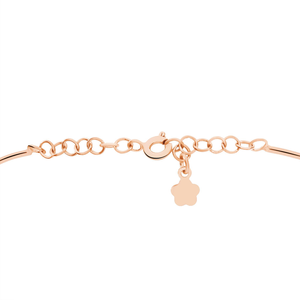Bracelet Jonc Bilao Argent Rose - Bracelets fantaisie Femme | Histoire d’Or