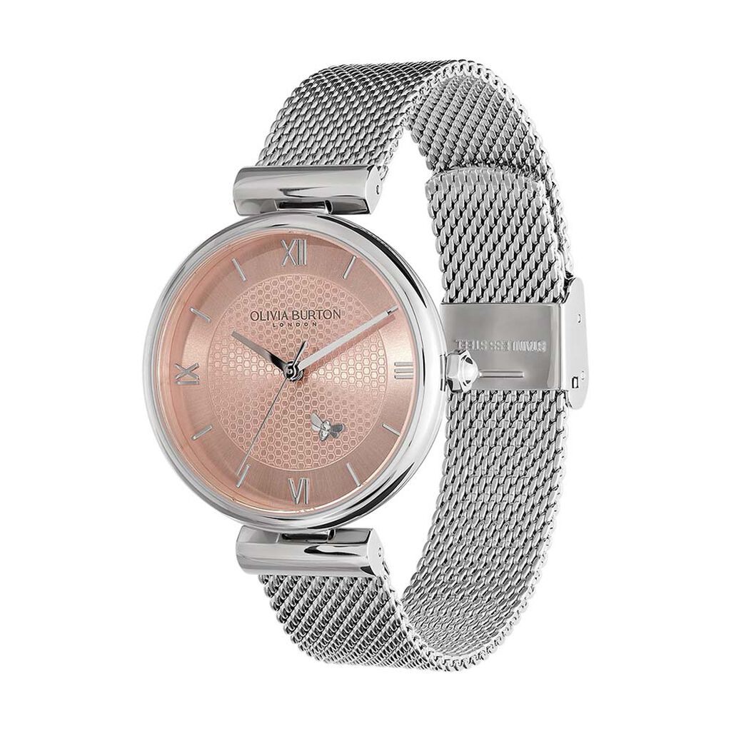 Montre Olivia Burton Minima Bee Rose - Montres Femme | Histoire d’Or
