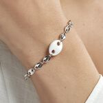 Bracelet Ashoka Argent Blanc C&eacute;ramique - Bracelets Femme | Histoire d&rsquo;Or
