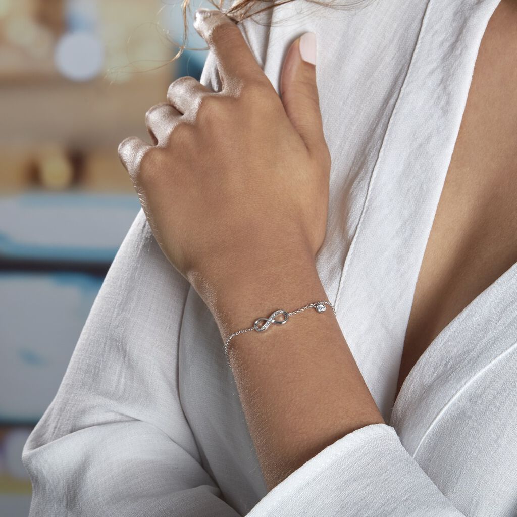 Bracelet Alexandros Argent Oxyde De Zirconium - Bracelets Femme | Histoire d’Or