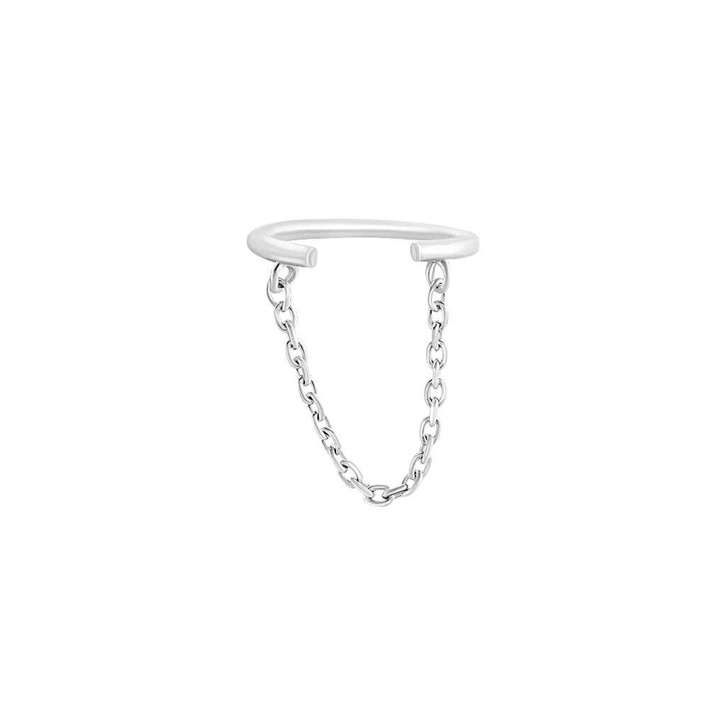 Bague D'oreille Unitaire Sara Argent Blanc - Boucles d'oreilles fantaisie Femme | Histoire d’Or