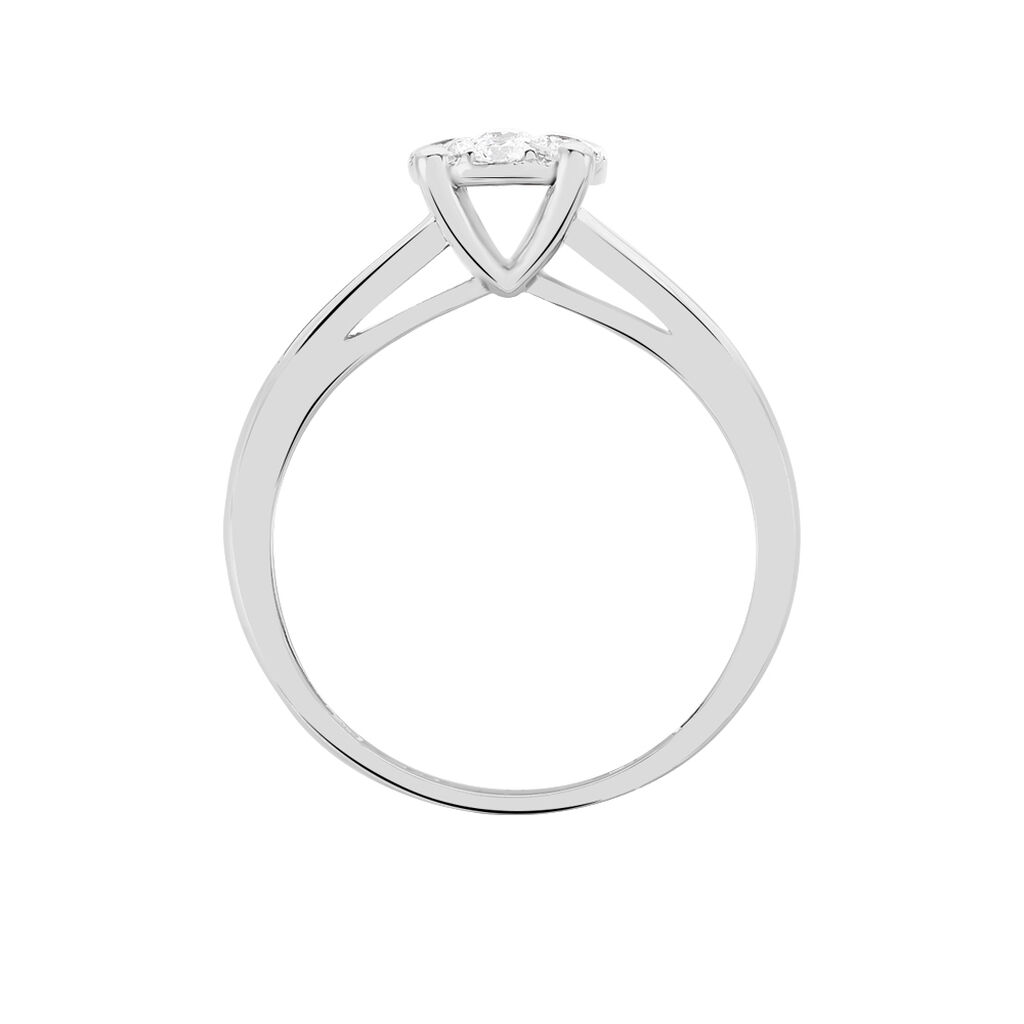 Bague Solitaire Artemis Or Blanc Diamant - Bagues solitaires Femme | Histoire d’Or