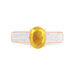 Bague Crista Or Rose Citrine Et Diamant - Bagues solitaires Femme | Histoire d’Or