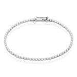 Bracelet Charline Or Blanc Oxyde De Zirconium - Bracelets Femme | Histoire d&rsquo;Or