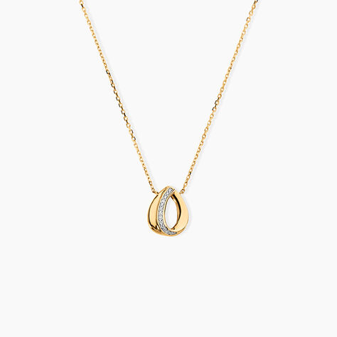 Collier Quanah Or Jaune Diamant - Colliers Femme | Histoire d’Or