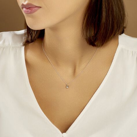 Collier Bilao Argent Blanc - Colliers fantaisie Femme | Histoire d’Or