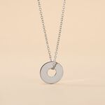 Collier Argent Blanc Isandro - Colliers fantaisie Homme | Histoire d&rsquo;Or