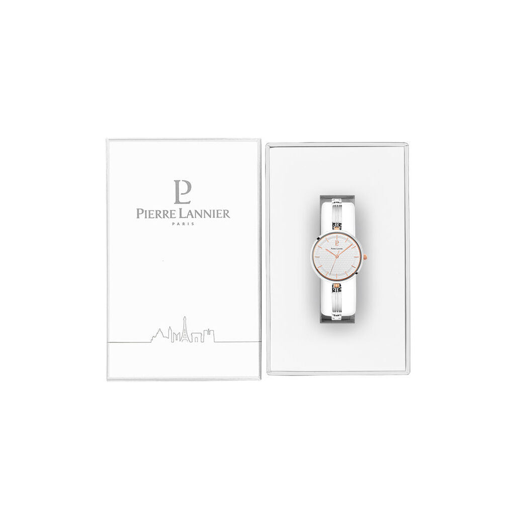 Montre Pierre Lannier Pretty Blanc - Montres Femme | Histoire d’Or