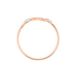 Bague Emelyne Or Rose Diamant - Bagues avec pierre Femme | Histoire d&rsquo;Or