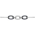 Bracelet Eulalie Argent Blanc C&eacute;ramique Et Oxyde De Zirconium - Bracelets Femme | Histoire d&rsquo;Or