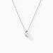 Collier Curve Argent Blanc - Colliers fantaisie Femme | Histoire d’Or