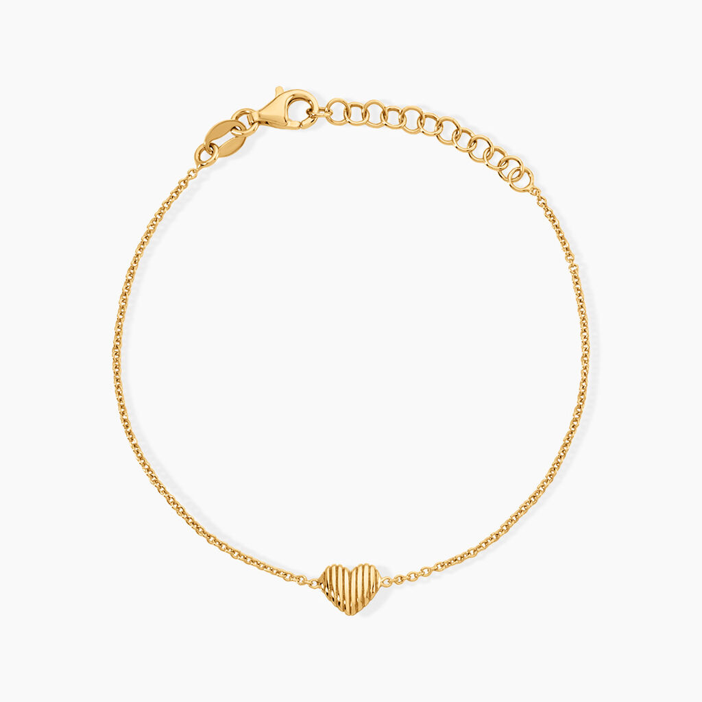 Bracelet Telia Argent Dor&eacute; A L'Or 750/1000 - F&ecirc;te des m&egrave;res Femme | Histoire d&rsquo;Or