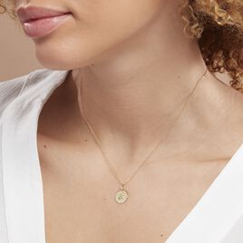 Pendentif Or Jaune Astraea Oxyde De Zirconium - Pendentifs Zodiaque Femme | Histoire d’Or