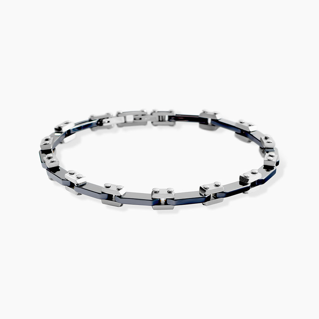Bracelet Jourdan Iain Acier Argenté - Bracelets Homme | Histoire d’Or