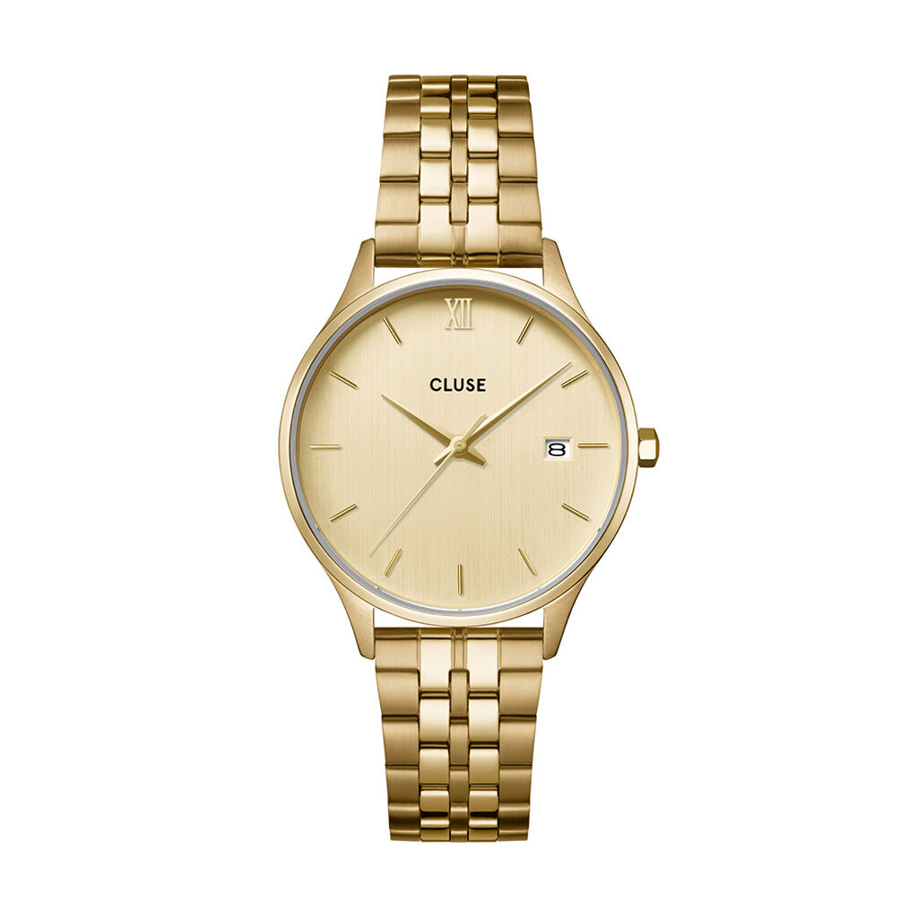 Montre Cluse Minuit Date DorÃ©