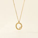 Collier Pearly Effect Or Jaune Diamant - Colliers Femme | Histoire d&rsquo;Or