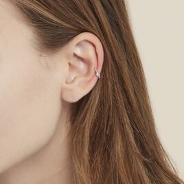 Bague D'hélix Unitaire Alix Argent Blanc Oxyde De Zirconium - Boucles d'oreilles fantaisie Femme | Histoire d’Or