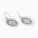 Boucles D'oreilles Puces Claudio Or Blanc - Boucles d'oreilles pendantes Femme | Histoire d&rsquo;Or