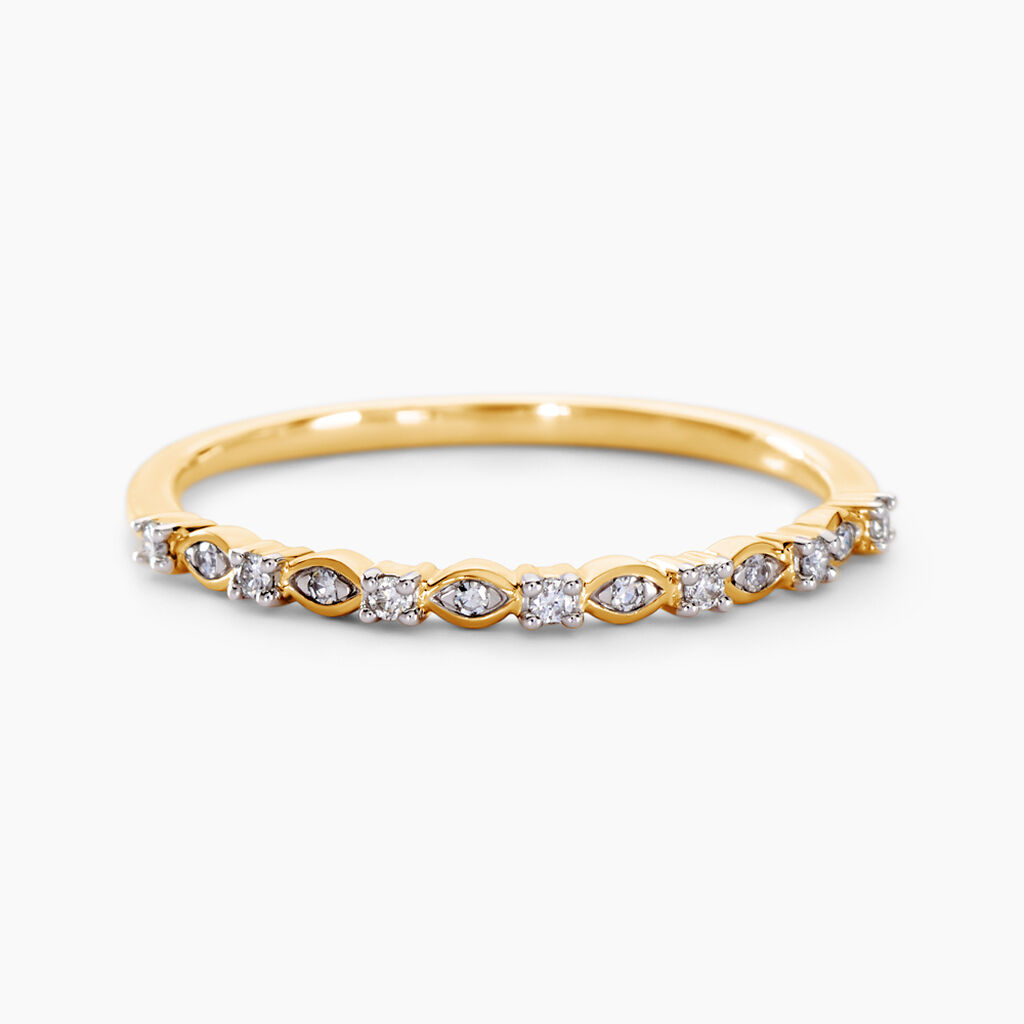 Alliance Les Inseparables Or Jaune Diamant - Alliances Femme | Histoire d’Or
