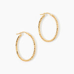 Cr&eacute;oles Carlyle Or Jaune - Boucles d'oreilles cr&eacute;oles Femme | Histoire d&rsquo;Or