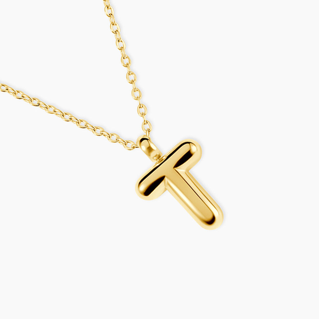 Collier Feliciane Acier Dor&eacute; - Colliers fantaisie Femme | Histoire d&rsquo;Or