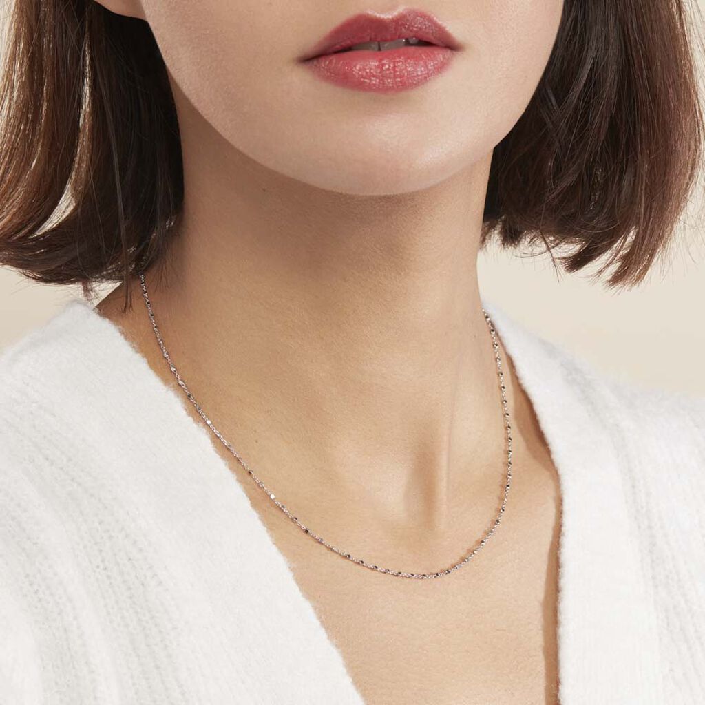 Collier Danael Argent Blanc - Colliers fantaisie Femme | Histoire d’Or