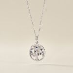 Collier Alive Argent Blanc Oxyde De Zirconium - Colliers fantaisie Femme | Histoire d&rsquo;Or