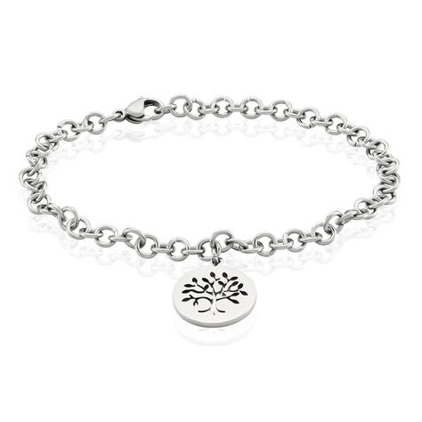 Bracelet Acier Blanc Ganet - Bracelets Femme | Histoire d&rsquo;Or