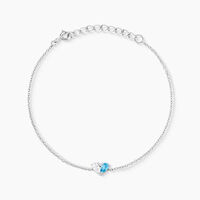 Bracelet Myhalf Argent Blanc Oxyde De Zirconium