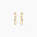 Boucles D'oreilles Jacoba Rondes Or Jaune Oxyde De Zirconium - Boucles d'oreilles cr&eacute;oles Femme | Histoire d&rsquo;Or