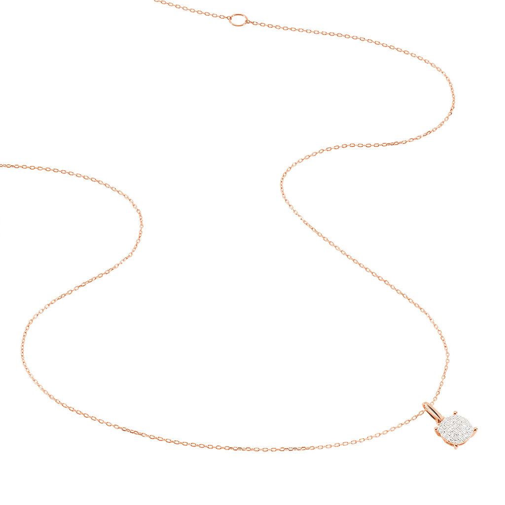 Collier Princesse Or Rose Diamant - Colliers Femme | Histoire d’Or