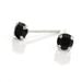 Boucles D'oreilles Puces Daria Or Blanc Oxyde De Zirconium - Clous d'oreilles Femme | Histoire d’Or