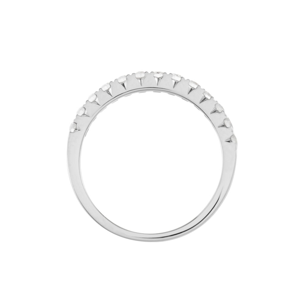 Alliance Pristina Or Blanc Diamant - Alliances Femme | Histoire d’Or