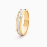 Alliance Anthonio Or Bicolore - Alliances Unisex | Histoire d&rsquo;Or