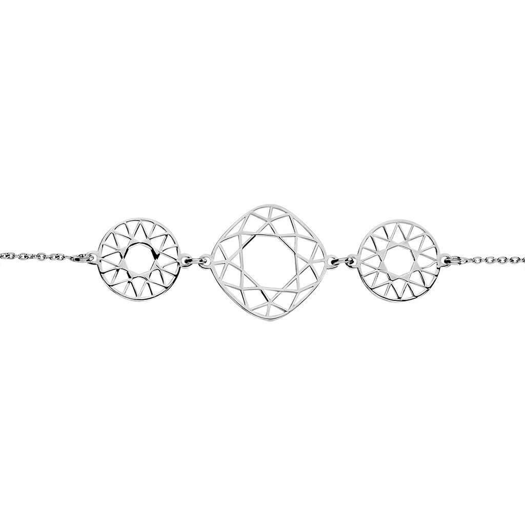 Bracelet Gardina Argent Blanc - Bracelets fantaisie Femme | Histoire d’Or
