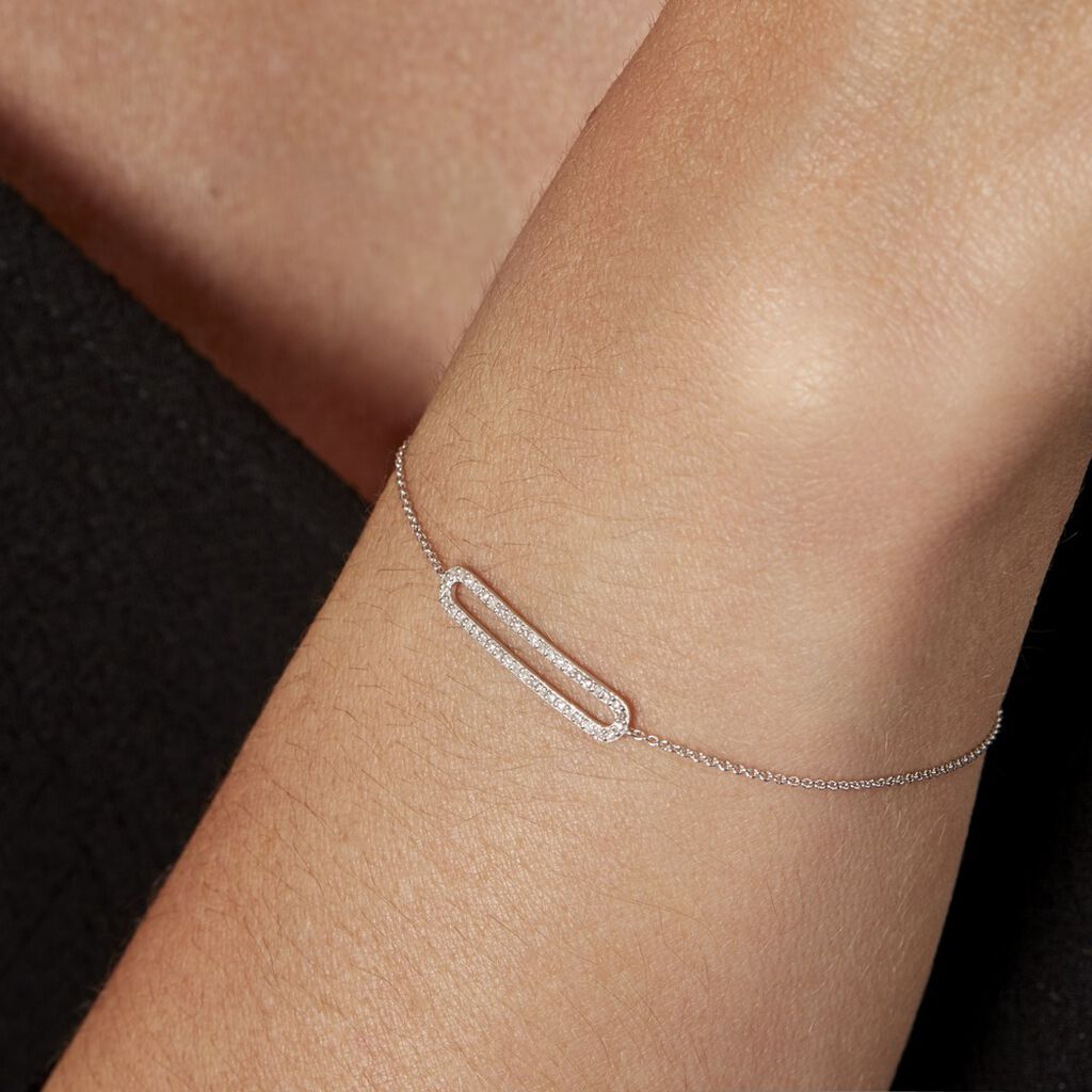 Bracelet Octavia Or Blanc Diamant - Bracelets Femme | Histoire d’Or