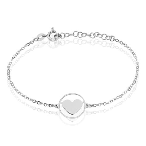 Bracelet Lova Argent Blanc - Bracelets Coeur Femme | Histoire d’Or