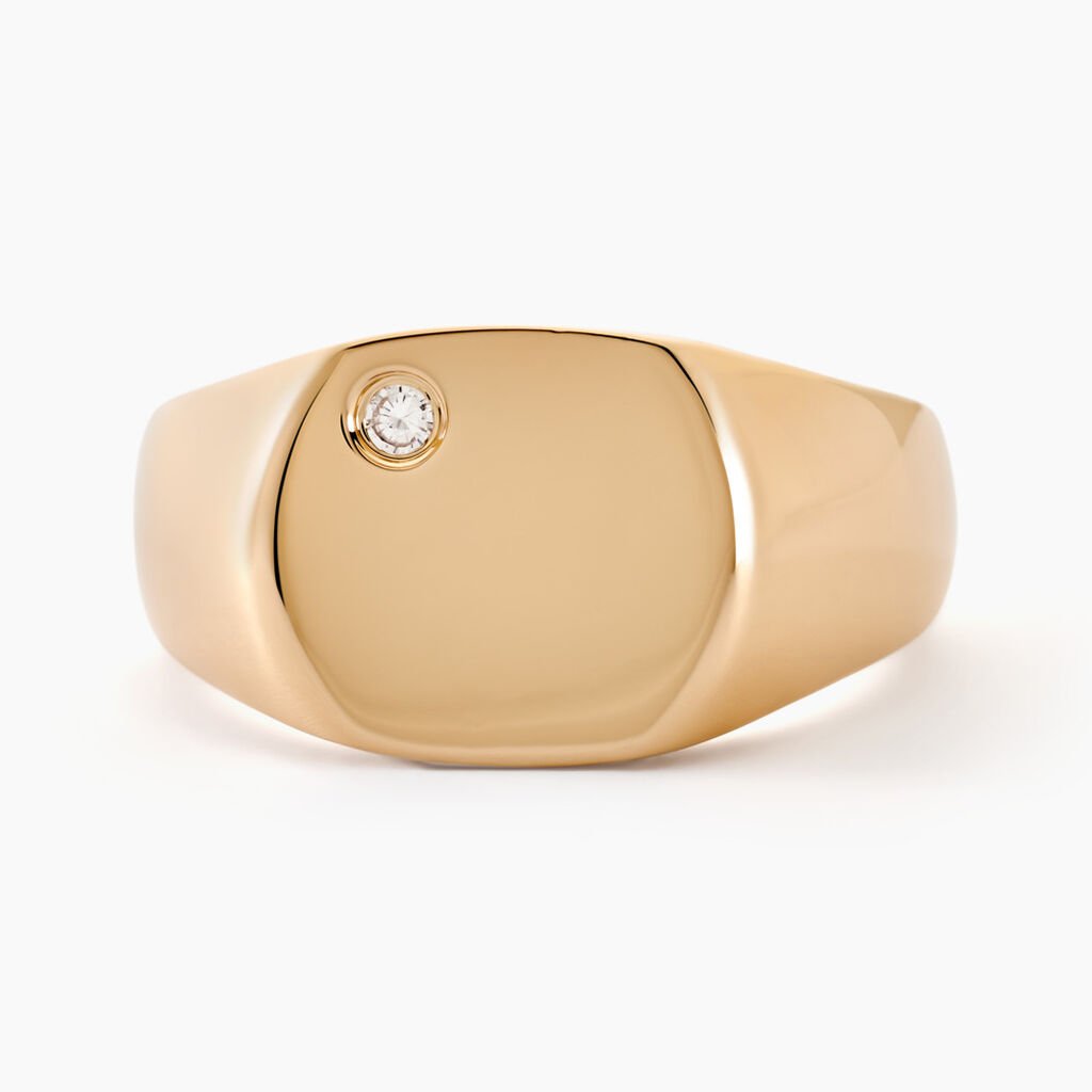 Chevali&egrave;re Hide Plaqu&eacute; Or Oxyde De Zirconium - Chevali&egrave;res Homme | Histoire d&rsquo;Or