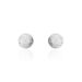 Boucles D'oreilles Puces Ayana Argent Blanc - Boucles d'oreilles fantaisie Femme | Histoire d’Or