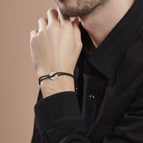 Bracelet Raphael Argent Blanc - Bracelets cordon Homme | Histoire d’Or