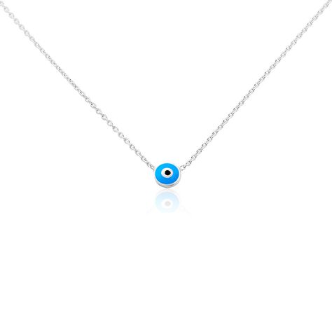 Collier Parad'eyes Argent Blanc - Colliers fantaisie Femme | Histoire d’Or