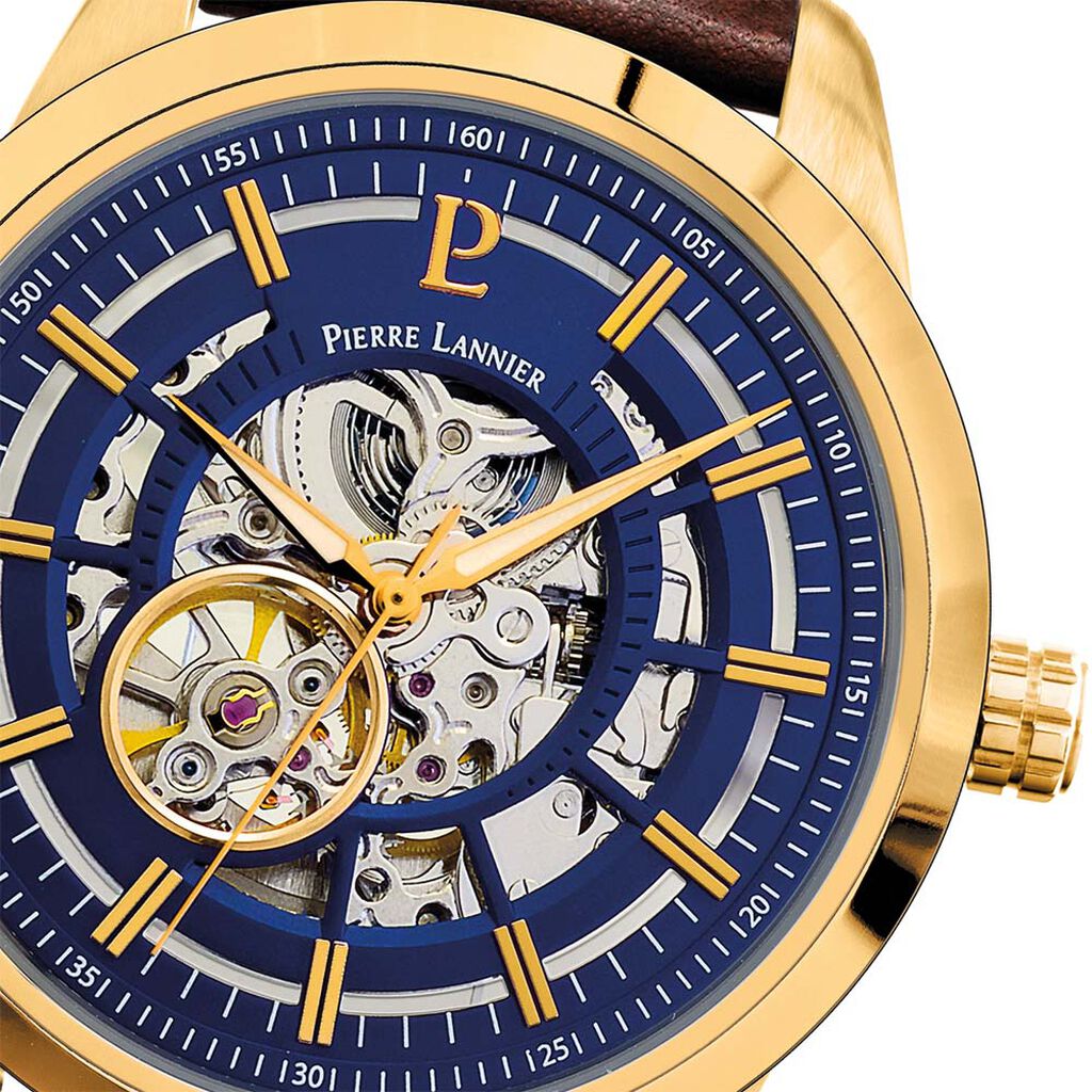 Montre Pierre Lannier Automatique Bleu - Montres Homme | Histoire d’Or