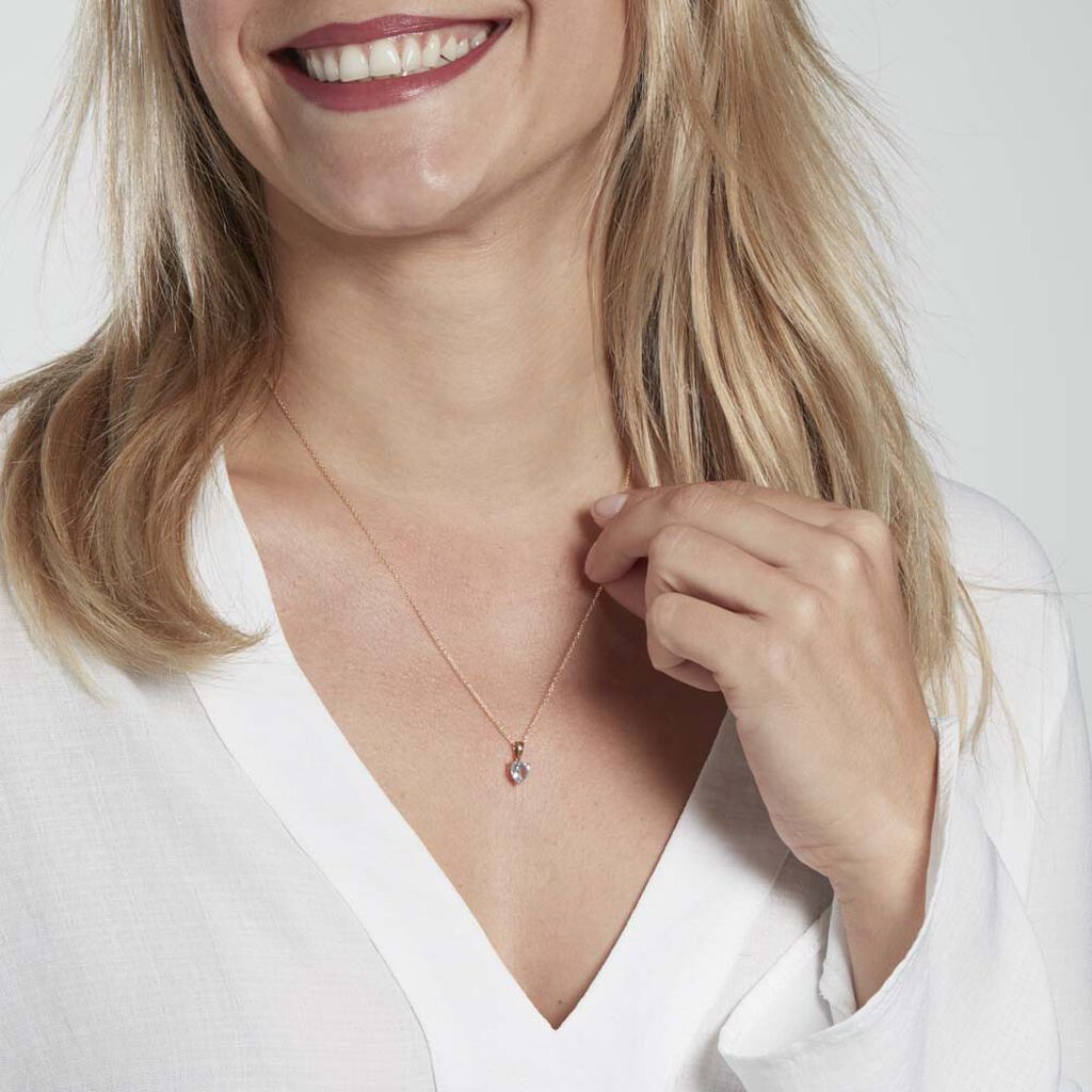 Pendentif Miyah Or Jaune Topaze - Pendentifs Femme | Histoire d’Or