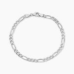 Bracelet Vivian Argent Blanc - Bracelets cha&icirc;ne Homme | Histoire d&rsquo;Or