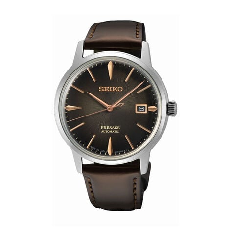 Montre Seiko Presage Cocktail Marron - Montres Homme | Histoire d&rsquo;Or